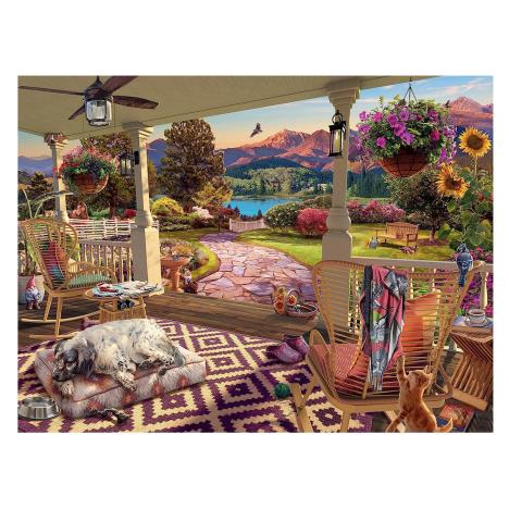 Cozy Front Porch Views 750pc Jigsaw Puzzle Extra Image 1